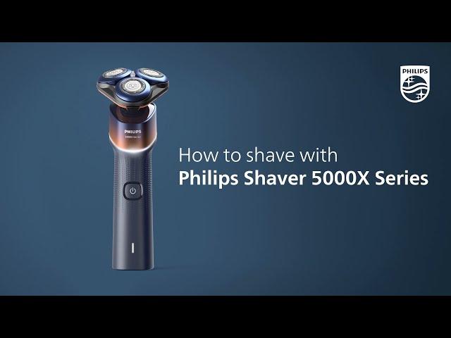 How to shave with Philips Shaver 5000X  Series