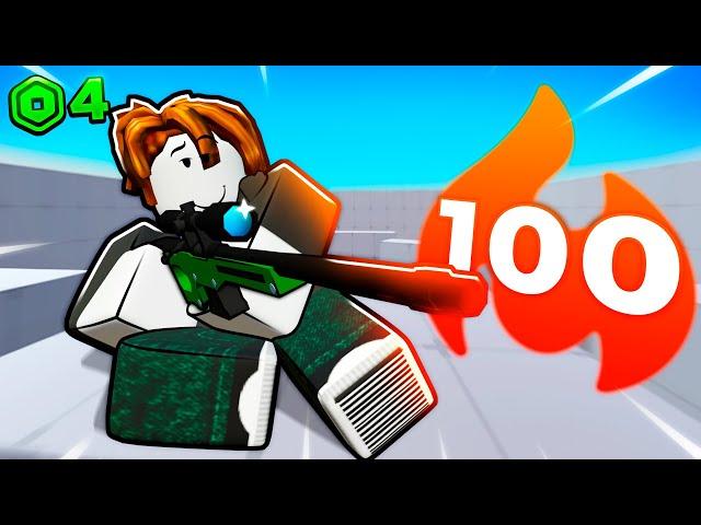 0 to 100 WINSTREAK in Roblox Rivals.. (FREE TO PLAY)