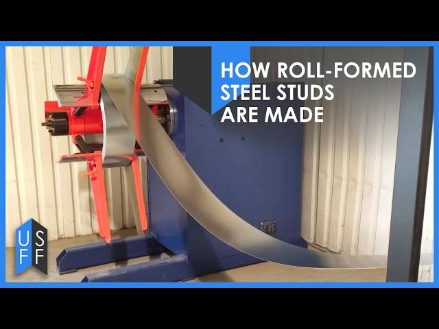 How Metal Studs Are Made By Roll Forming | US Frame Factory