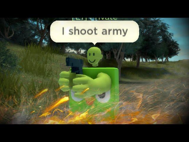 I TERRORISED a Roblox Army... [Fort Tedder CUSA]