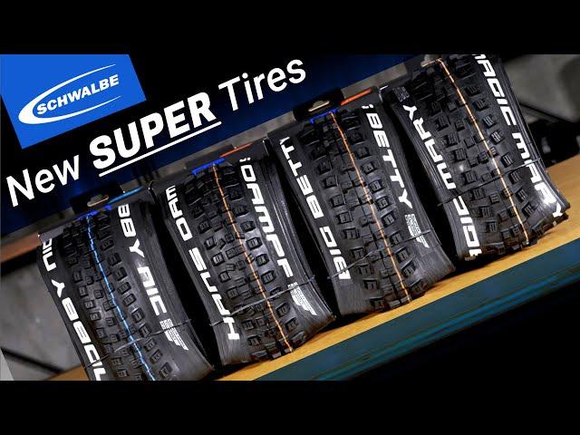 Schwalbe SUPER Tires: Magic Mary, Big Betty, Hans Dampf, & Nobby Nic V2