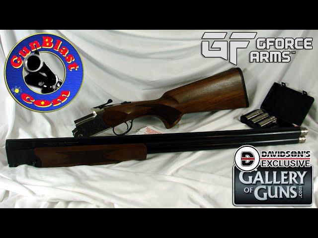 GForce Arms™ GF5 PLUSH Engraved O/U 12 Gauge Shotgun, EXCLUSIVELY from Davidson's Gallery of Guns