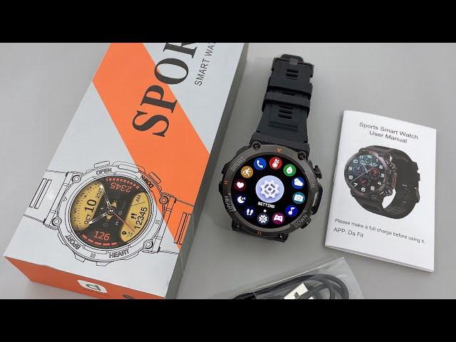 K56 Pro outdoor smart watch with long stand by time