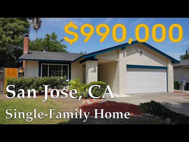 Tour a Single Family Home in San Jose 95123 | $990,000