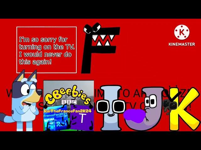 Alphabet Lore Anti-Piracy Screen But Me, Bluey, I, J, And K Wants To See That (My 8th Reaction)
