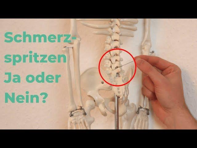 Schmerzspritzen gegen Gelenks- und Rückenbeschwerden - hilfreich oder Unsinn?Spritze Final