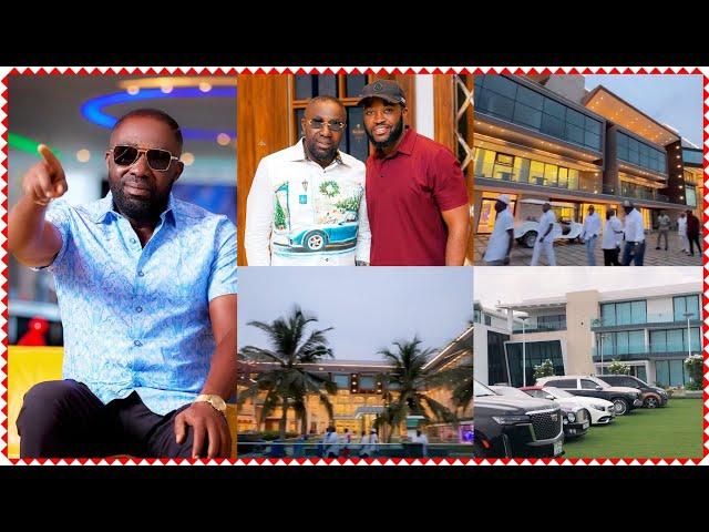 Dr. Kwame despite's 63rd birthday celebratn on going @ his latest Mansion.Kennedy can't hide his JOY