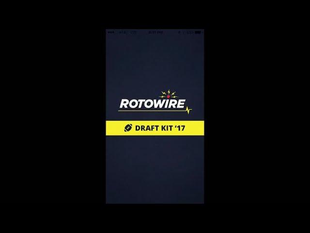 Rotowire Draft Kit 17 Ultimate Fantasy Football App