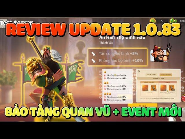 Review Cập nhật Mới: Quan Vũ Được Buff Quá Ngon - Leo Vẫn Phế! Tích Gem Chơi Event Mới Nhé Ae