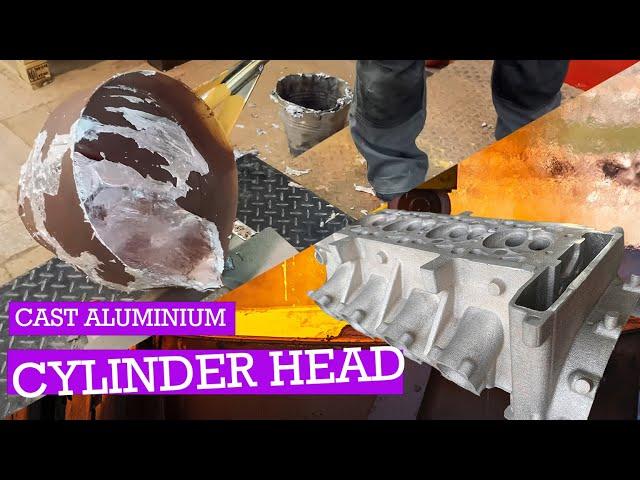 Casting a Racecar Cylinder Head - Complete Process