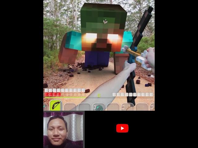 MINECRAFT IN REAL LIFE HEROBRINE WAR