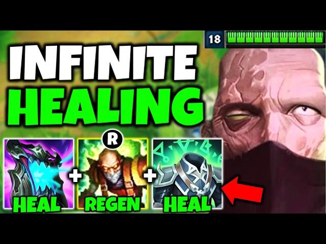 THE MOST UNFAIR SINGED BUILD IN LEAGUE OF LEGENDS! (LITERALLY INFINITE HEALING)