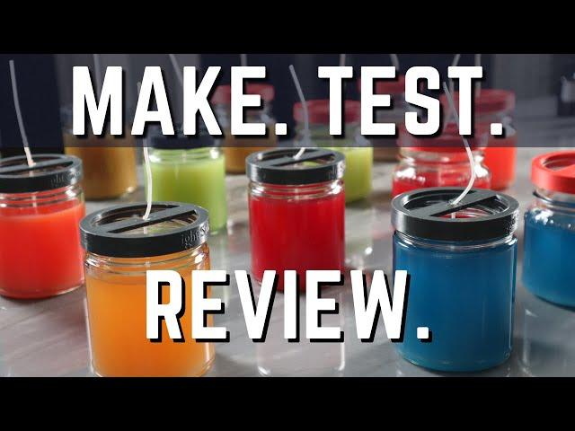 Candle Making | Making 14 Test Candles to Review CandleScience's New Fall & Holiday Scents 2022