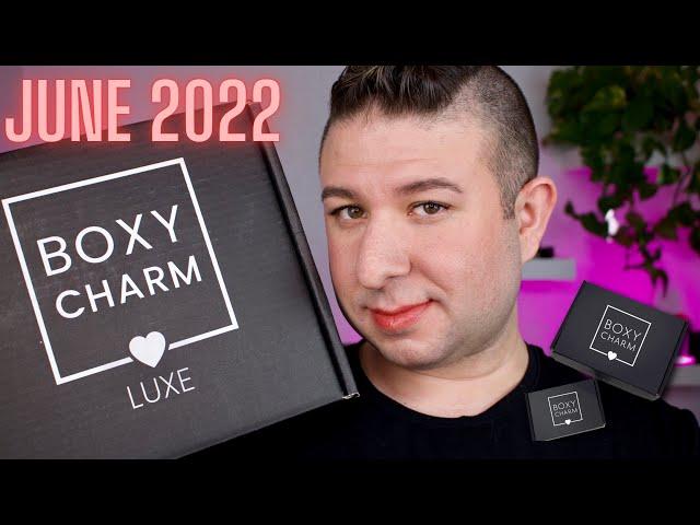 BOXYCHARM JUNE 2022 LUXE UNBOXING! BOXYLUXE REVIEW AND DEMO | Brett Guy Glam