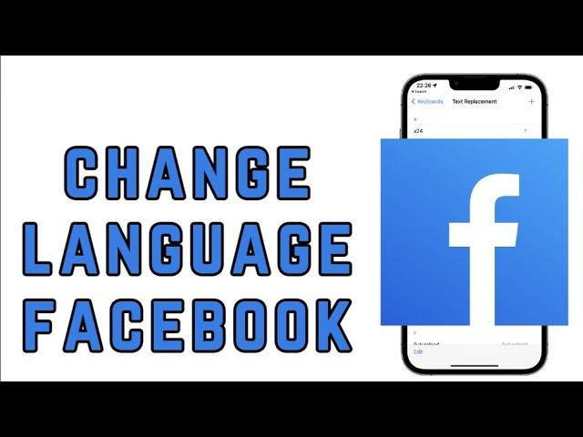 How to change facebook language (2025)