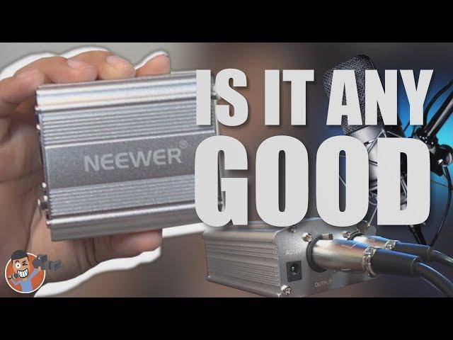 Neewer 48v Phantom Power Supply Test and Review