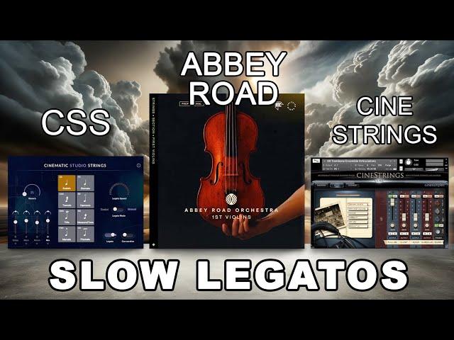 Spitfire Audio - Abbey Road Orchestra 1st Violins v CSS v CineStrings: SLOW LEGATOS