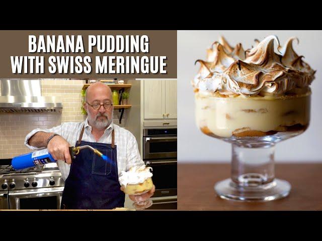 Andrew Zimmern Cooks: Banana Pudding with Swiss Meringue