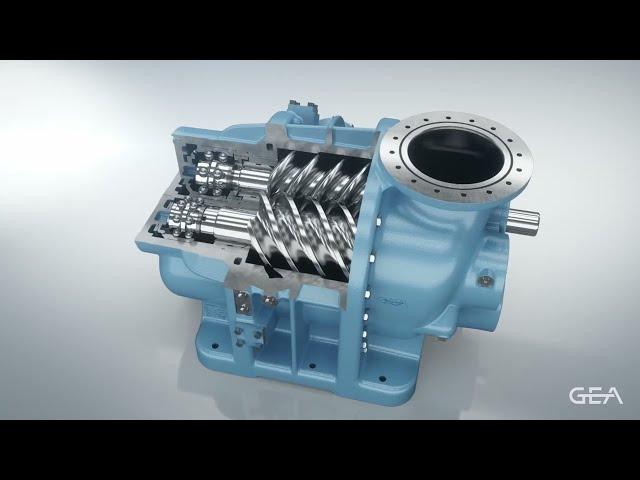 GEA Screw Compressor Product Animation