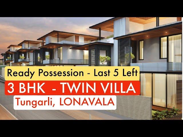 Ready Possession 3 BHK Twin Villas For Sale in Lonavala