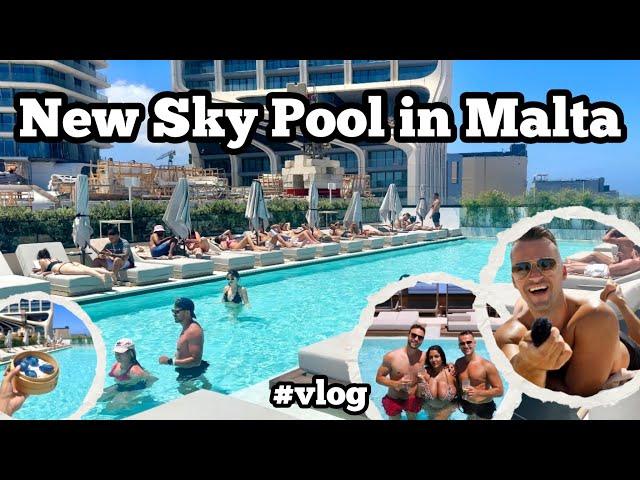Brand new Sky Pool just opened in Malta !