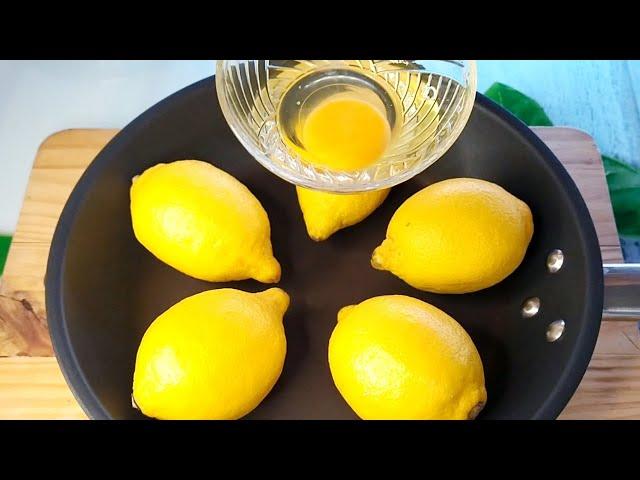 ¡La mejor Receta de limón del mundo! 4 INGREDIENTES, Si tienes limones mira el vídeo, ES deliciosa