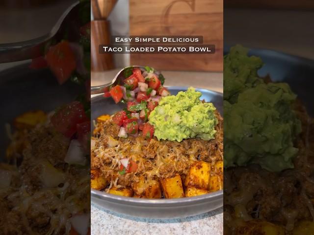 Taco Loaded Potato Bowl