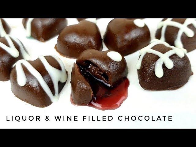 Liquor and Wine Filled Chocolate | Filled Chocolates (gift idea)