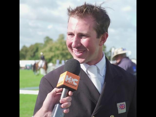 David Doel Dressage Test at The Land Rover Burghley Horse Trials