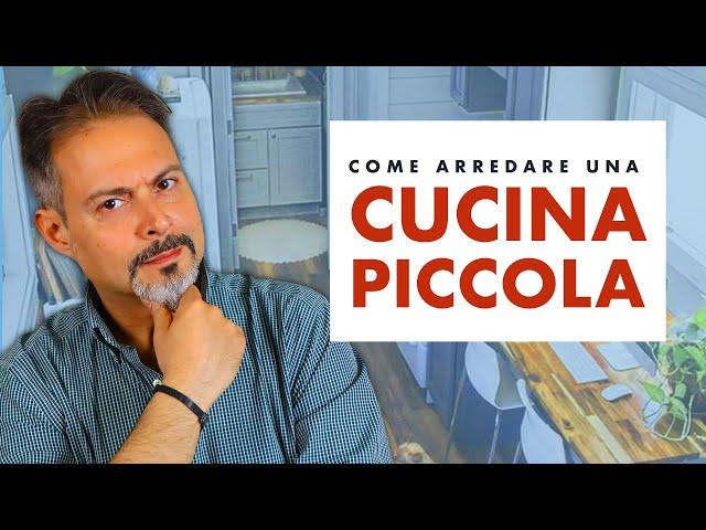 CUCINA PICCOLA? Ecco a cosa DEVI fare attenzione per arredare bene!