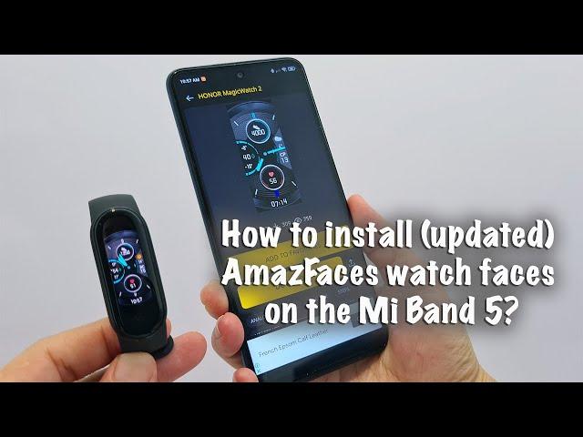 [Updated] How to install AmazFaces watch faces on the Mi Band 5?