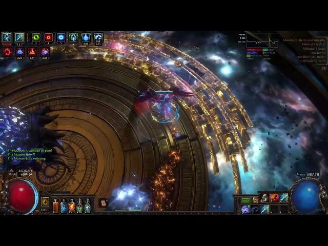 3.23 Affliction -Uber Maven- Lvl 94 Freezing Pulse / Ice Spear Totem Hierophant - Mid Budget Gear