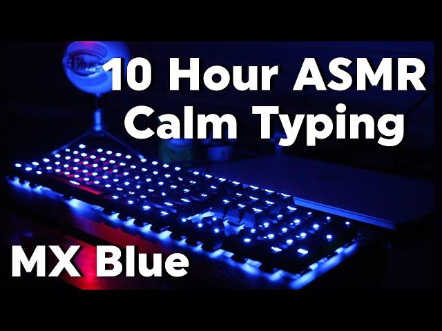 10 Hours Typing | Cherry MX Blue Mechanical Keyboard | Gaming Keyboard ASMR