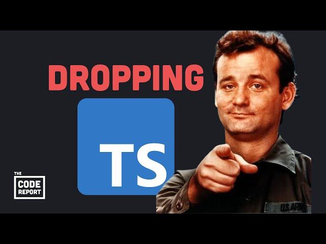 Big projects are ditching TypeScript… why?