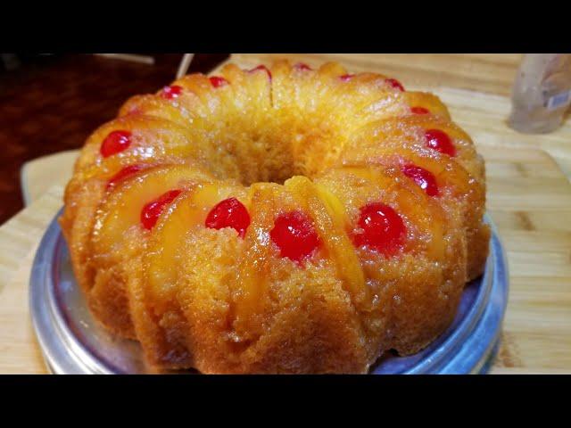 Pineapple Upside Down Bundt Cake