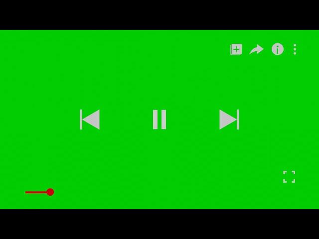 Youtube Player Green Screen FREE - Green Graphics