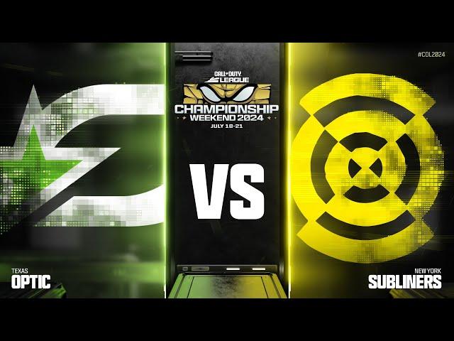 @OpTicTexas vs @NYSubliners | CDL Champs | Winners Finals