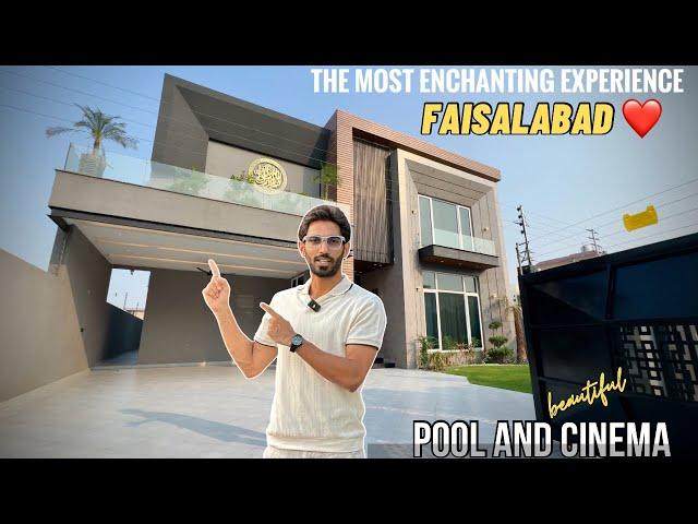 Fully-Furnished 1 Kanal (PLUNGE POOL+CINEMA) Luxury House For Sale in Faisalabad