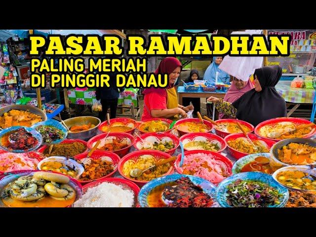 THE MOST LIVELY RAMADHAN MARKET AND PABUKOAN CULINARY ON THE SHORE OF LAKE SINGKARAK, WEST SUMATERA