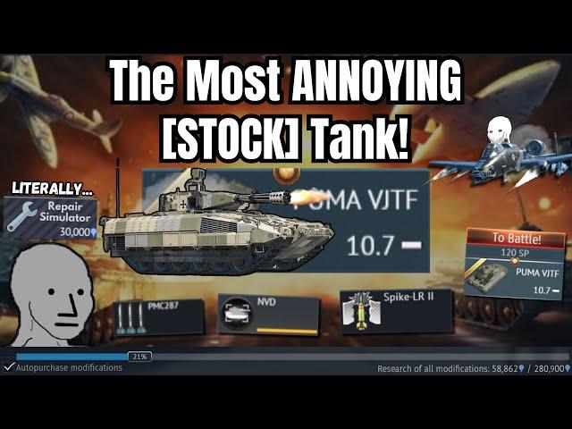 [STOCK] Puma is Literally REPAIR SIMULATOR!(Grind Experience) | Should be OP, but it is...