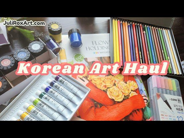 KOREAN Art Supply HAUL ~ everything I brought back with me