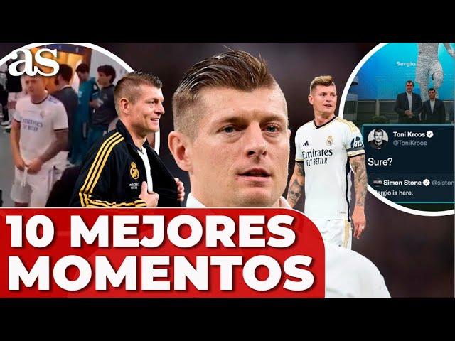 10 MOMENTAZOS DIVERTIDOS de KROOS en el REAL MADRID