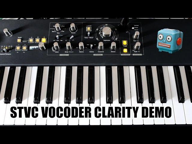 Testing the clarity and VOCODER sounds with the Waldorf STVC -  (Yes Talking)