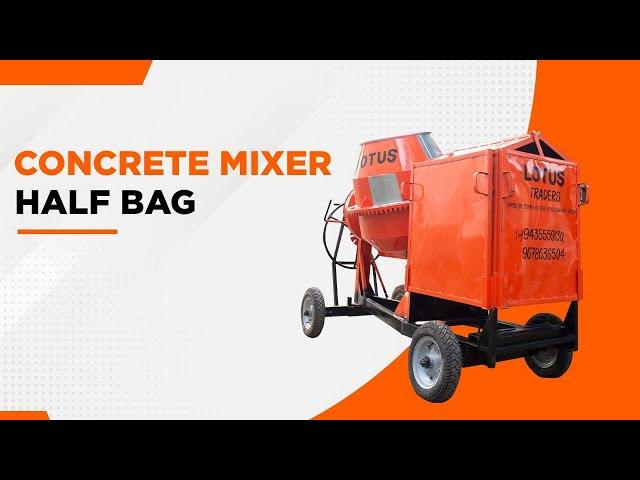 Concrete Mixer Half Bag | Concrete Mixer | Lotus Traders