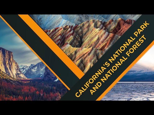 10 California's National Park And Forest | Breathtaking View | Open Book