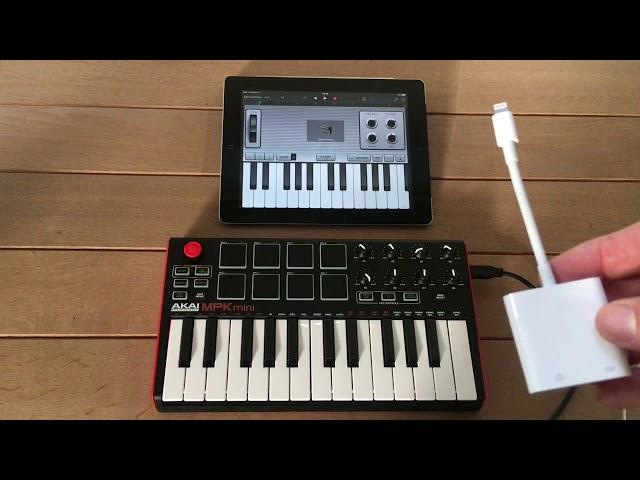 AKAI MPK Mini and iPad - Connecting