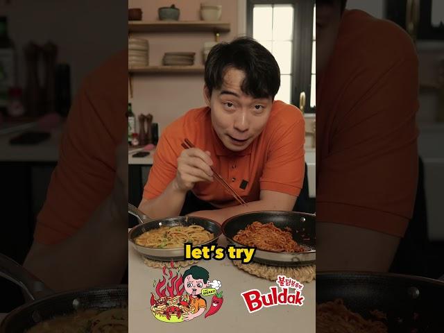 Buldak vs Chili Crab Noodle #ysoweak