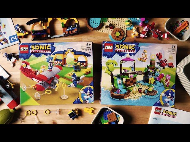 Tails' Workshop and Tornado Plane 76991 & Amy's Animal Rescue Island 76992 LEGO® Sonic the Hedgehog