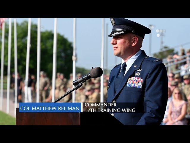 17th Training Wing Change of Command