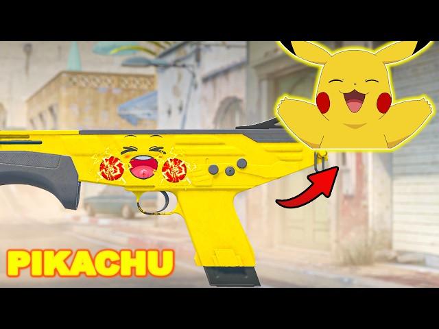 THIS NEW PIKACHU CRAFT IS INSANE- How to Craft PIKACHU POKEMON in CS2 -BEST COMBO STICKER CRAFTS